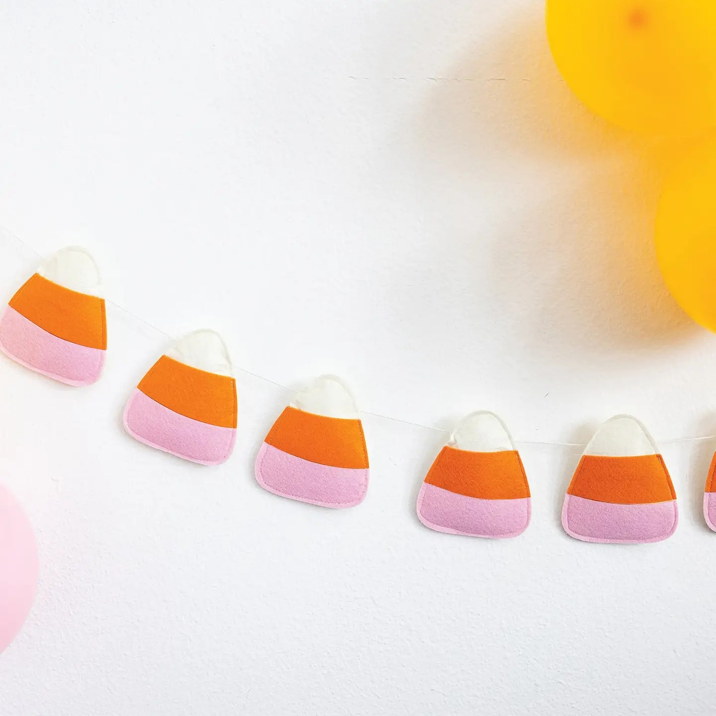 Puffy Candy Corn Banner