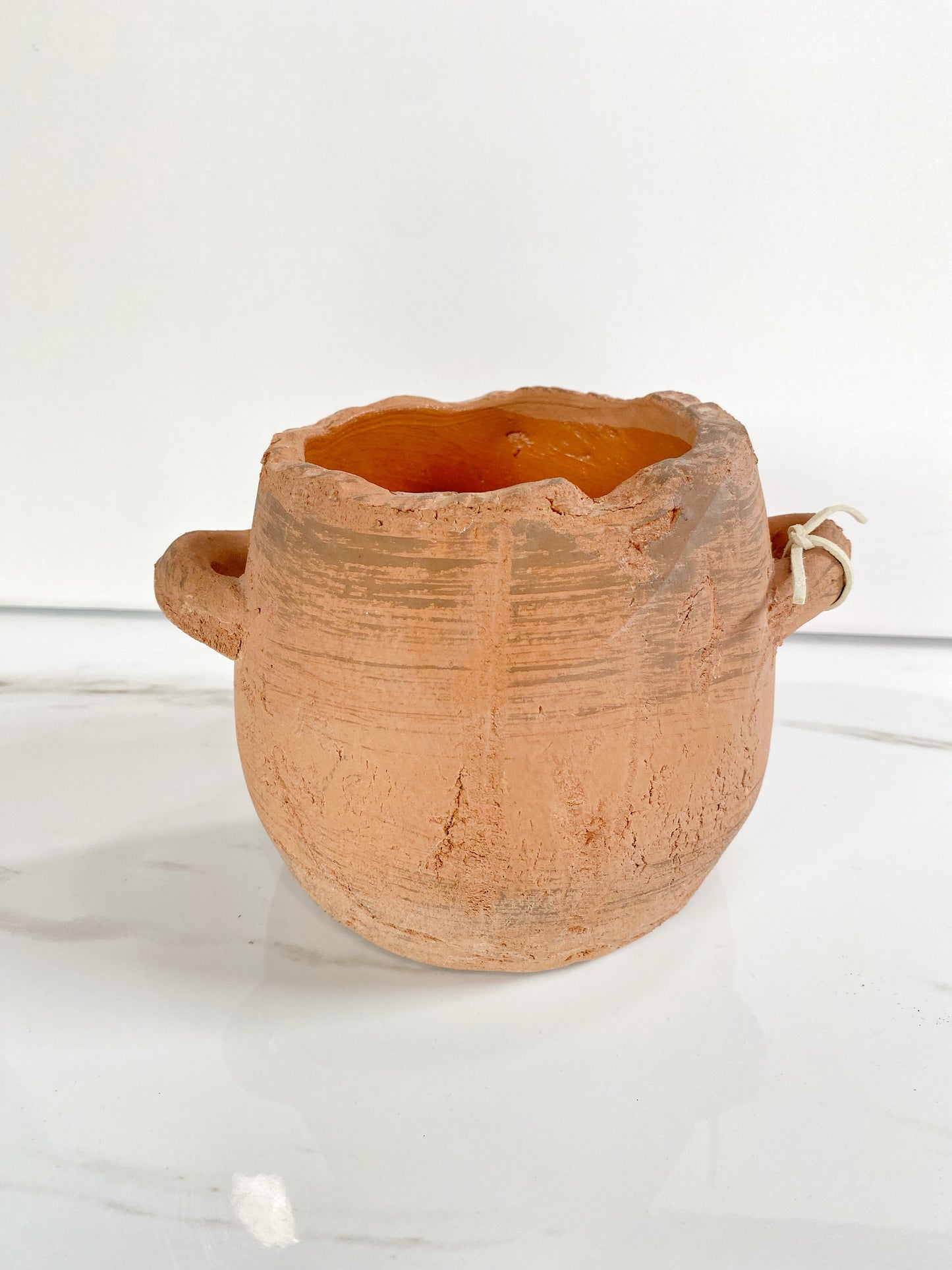 Handled Terracotta Pot Medium