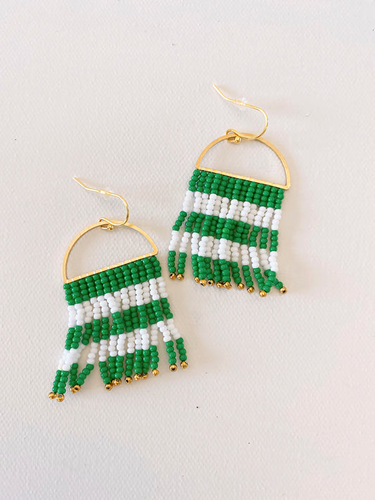 Rugby Fringe Earrings