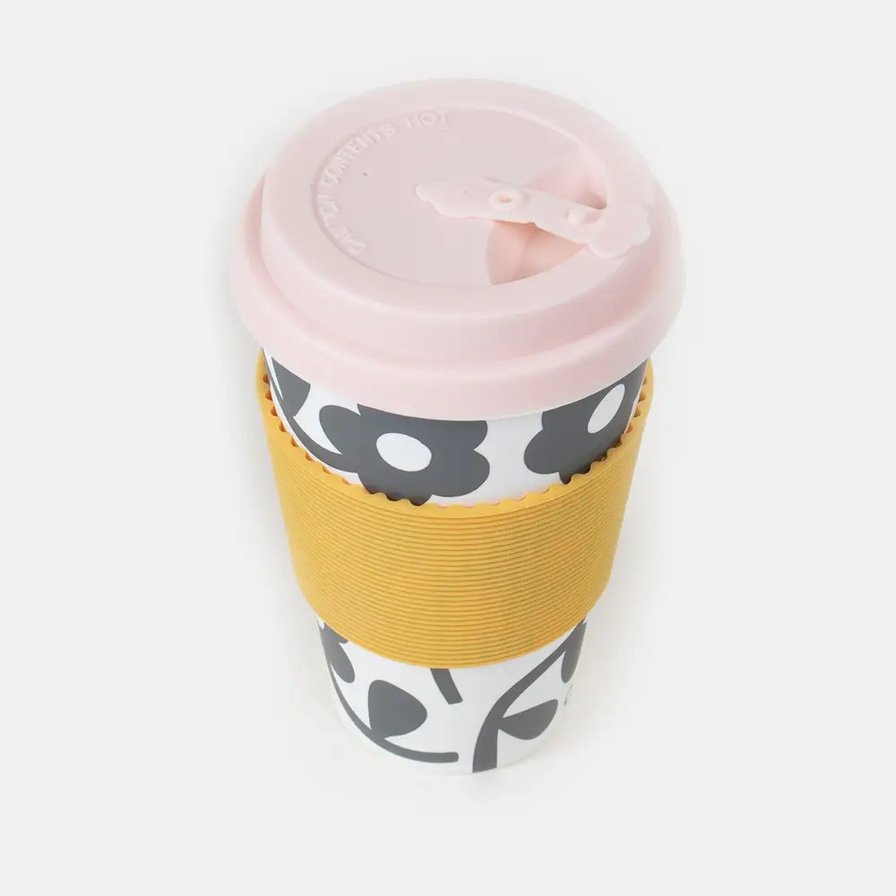 Mono Floral Coffee To Go Cup