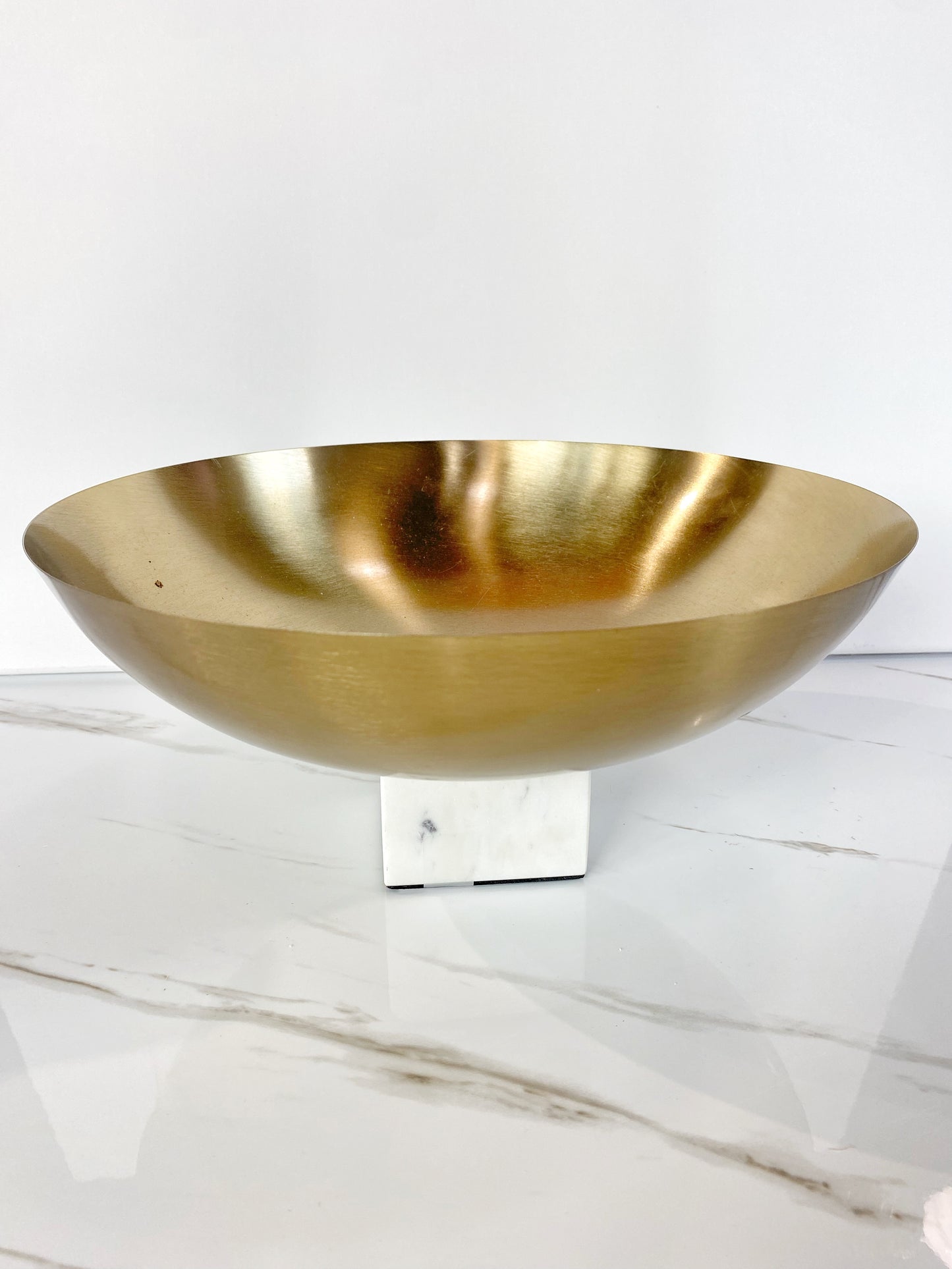 Brass & Marble Bowl