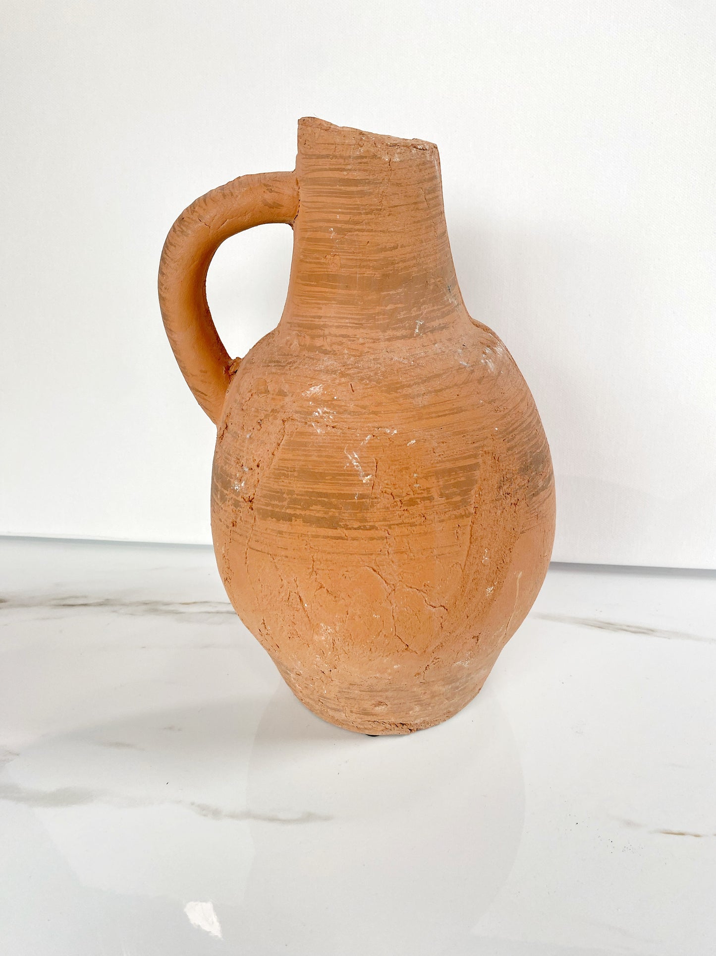 Terracotta Jug with handle