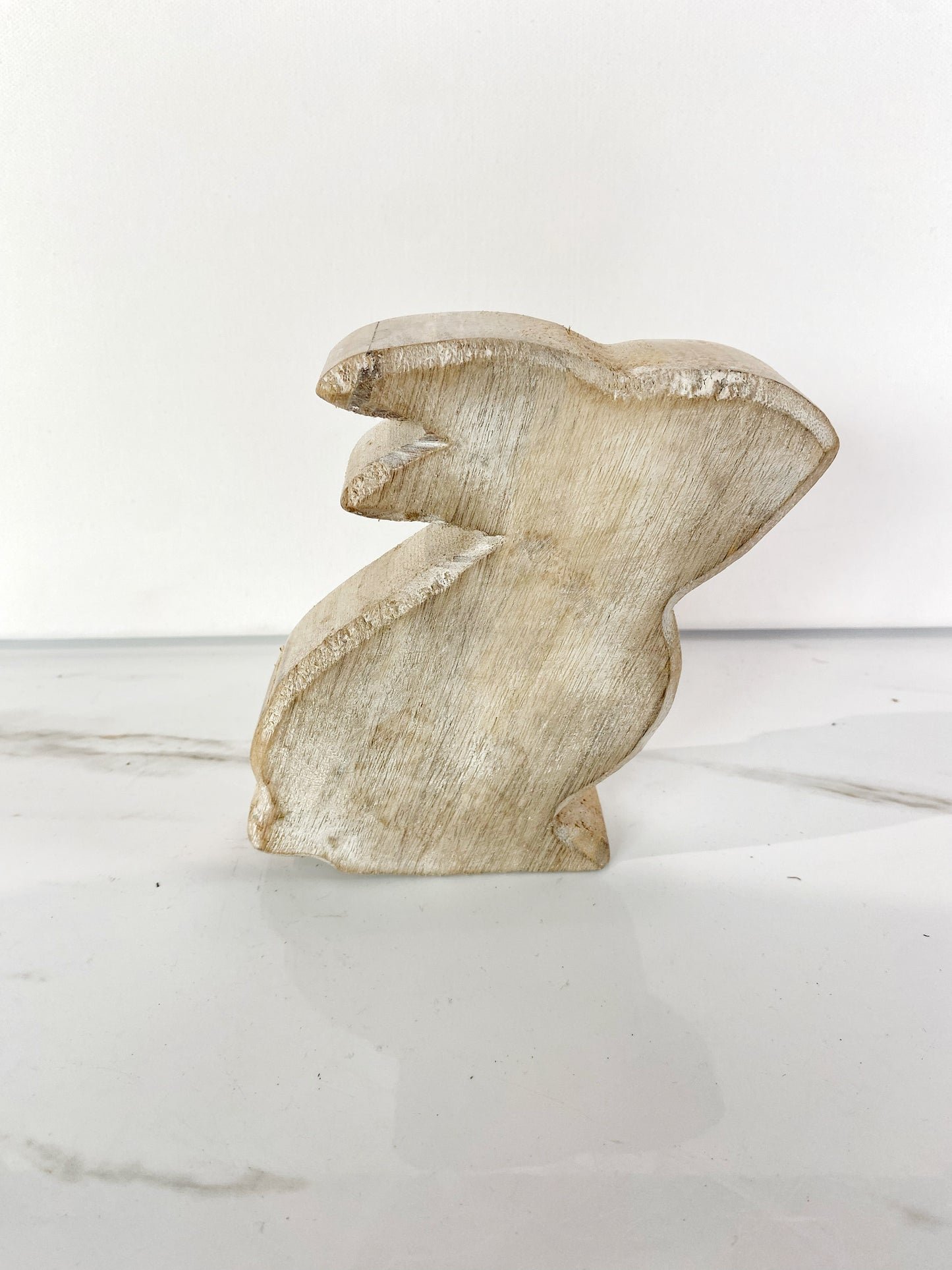 Wood Bunny Figure