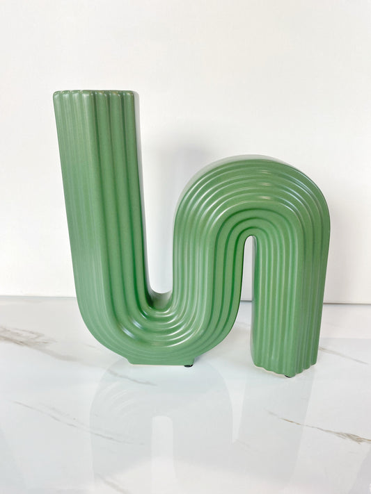 Fluted Wave Vase