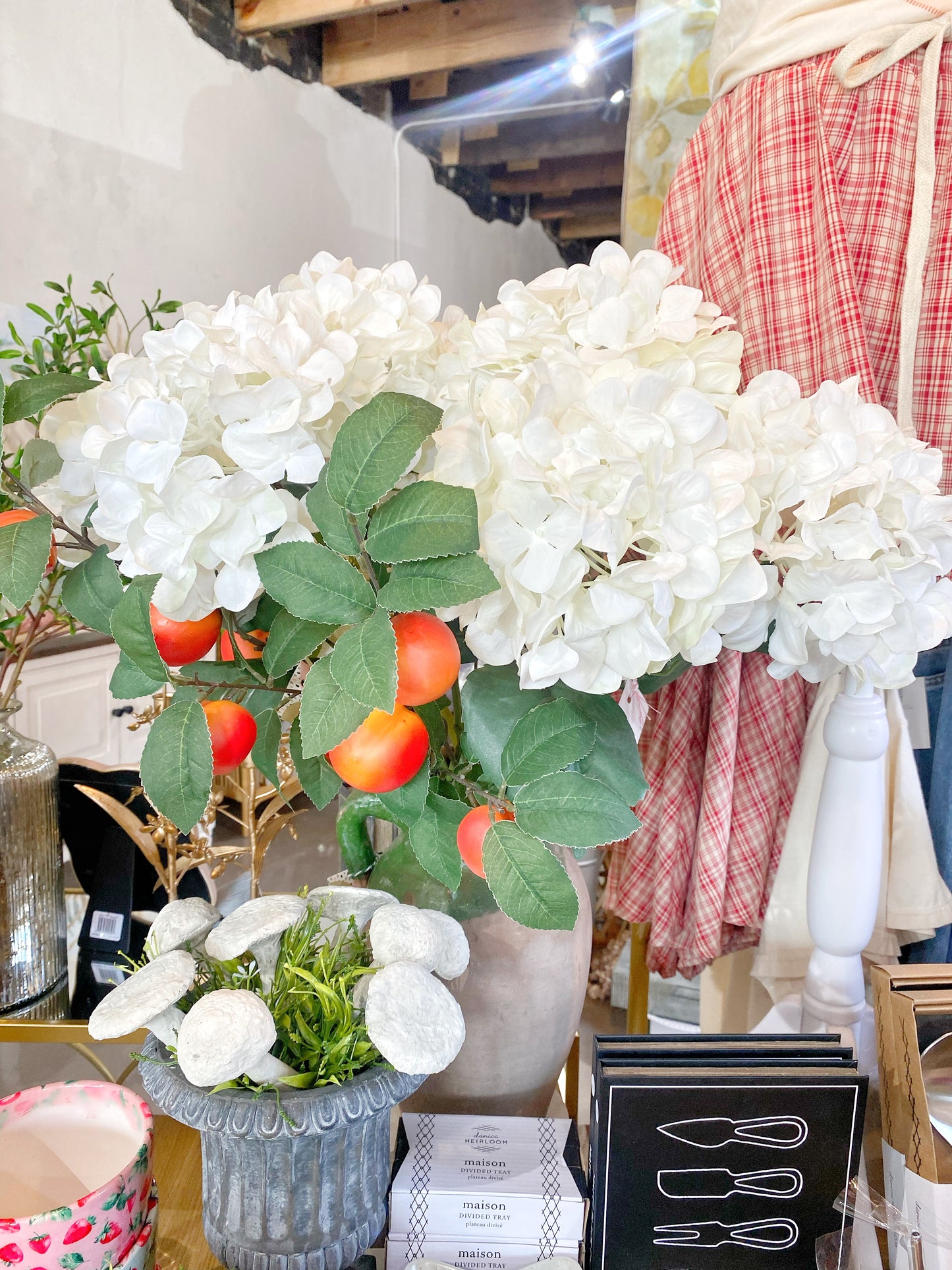 White Hydrangeas