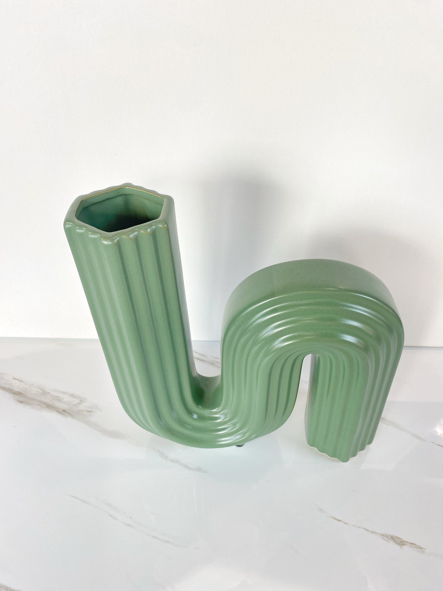 Fluted Wave Vase