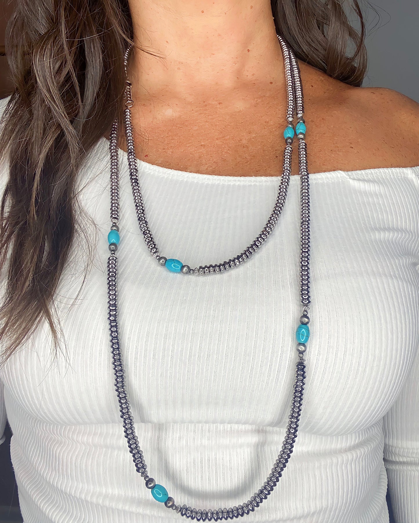 Louise Western Silver & Turquoise Necklace