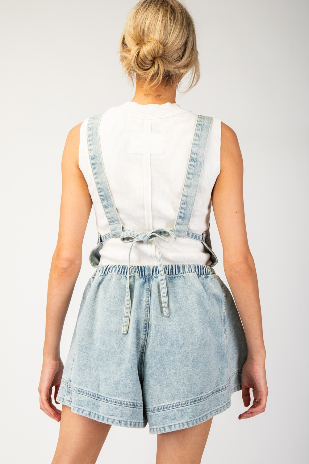 Skye Denim Romper