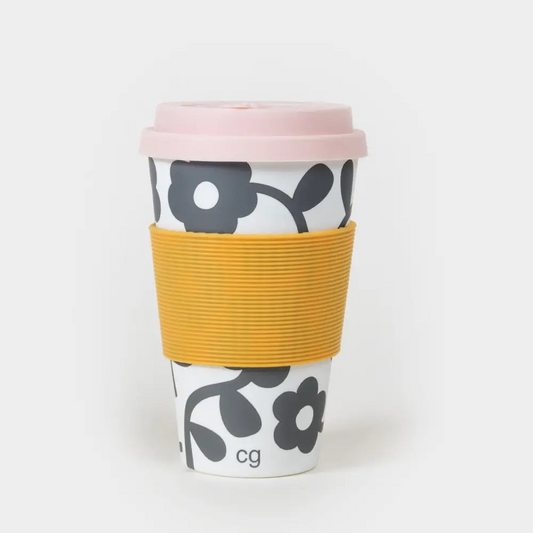 Mono Floral Coffee To Go Cup