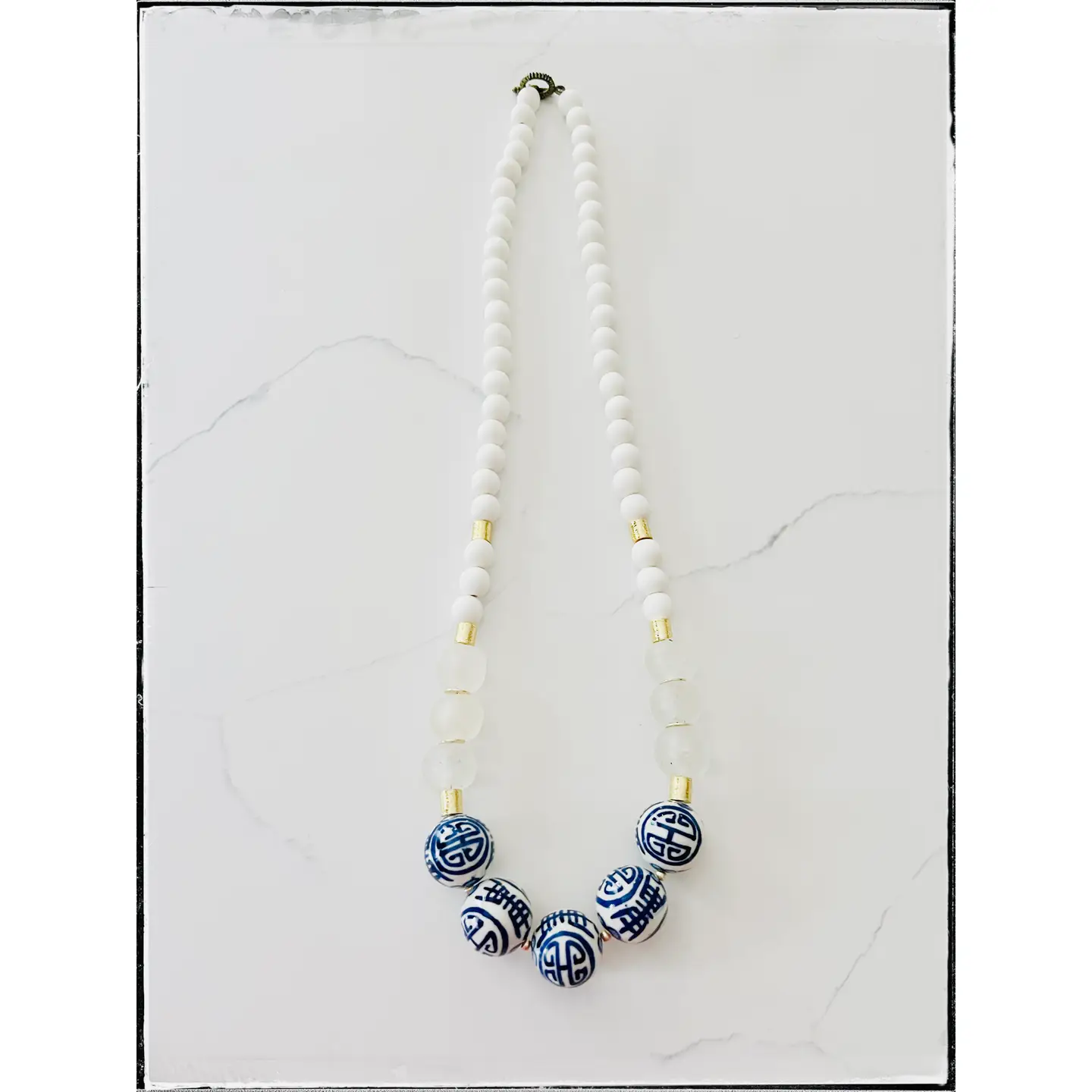 Chinoiserie Beaded Necklace