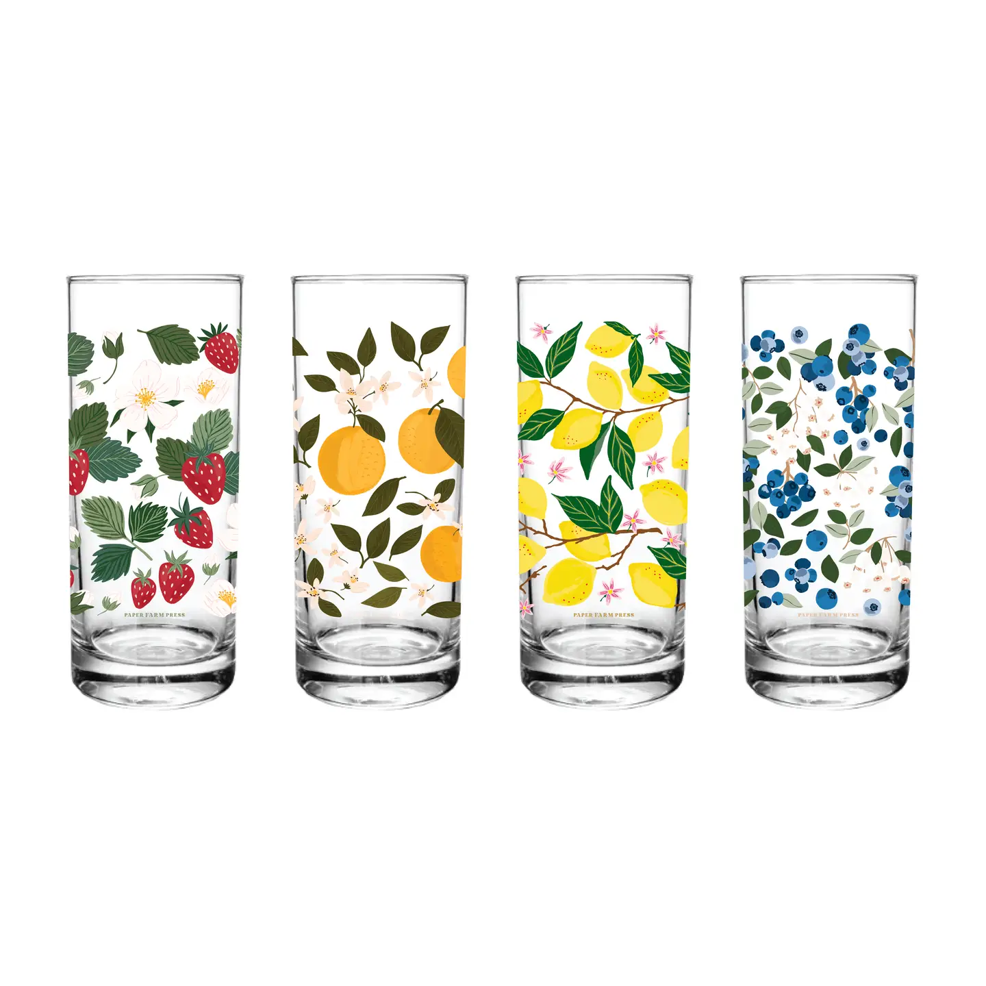 Berry & Citrus Juice Glass Set